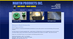 Desktop Screenshot of martinproductsinc.net