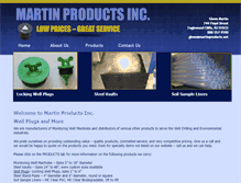 Tablet Screenshot of martinproductsinc.net